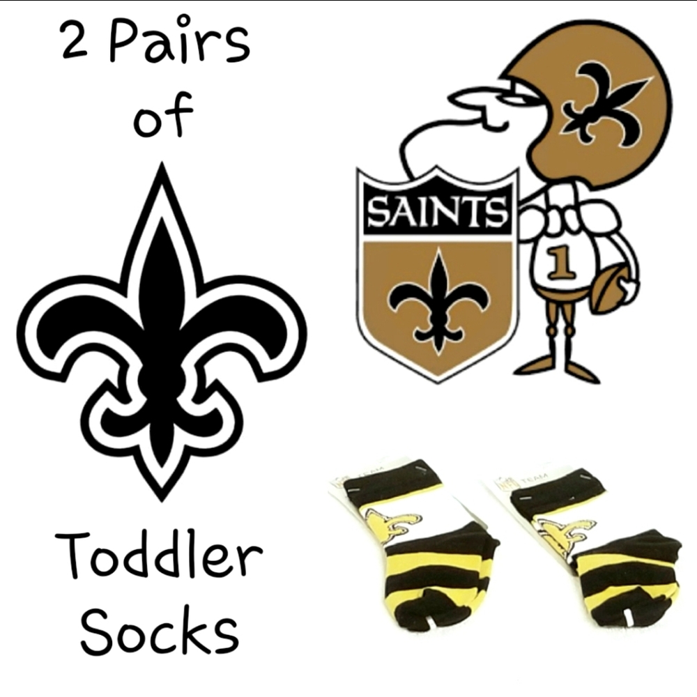 2 Pairs FBF Saints Rugby Block Socks for T…